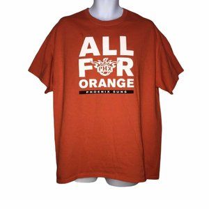 Gildan Orange Phoenix Suns Basketball Tee XL